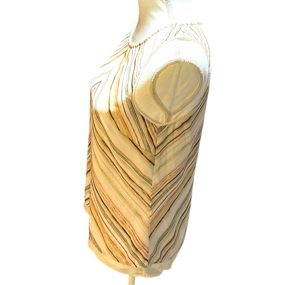 H&M Striped 2 Layered Sheer Sleeveless Tank - Picture 4 of 8